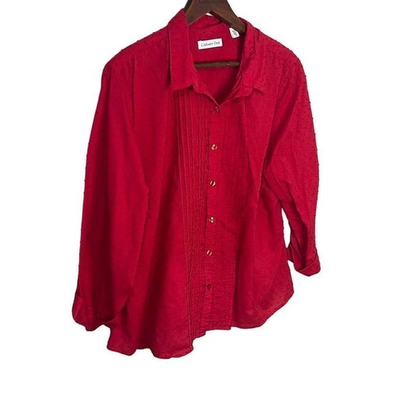 Coldwater Creek 100% Cotton Button Down Shirt - Picture 2 of 9